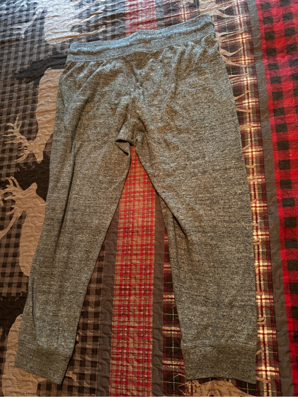 Y2K Nike Women's Heather Gray Cropped Sweatpants XS vintage - Picture 3 of 5